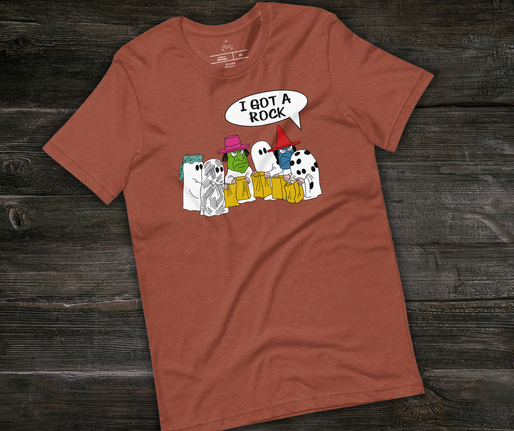 I Got a Rock Tee | Unisex Funny Halloween Trick-or-Treat Shirt