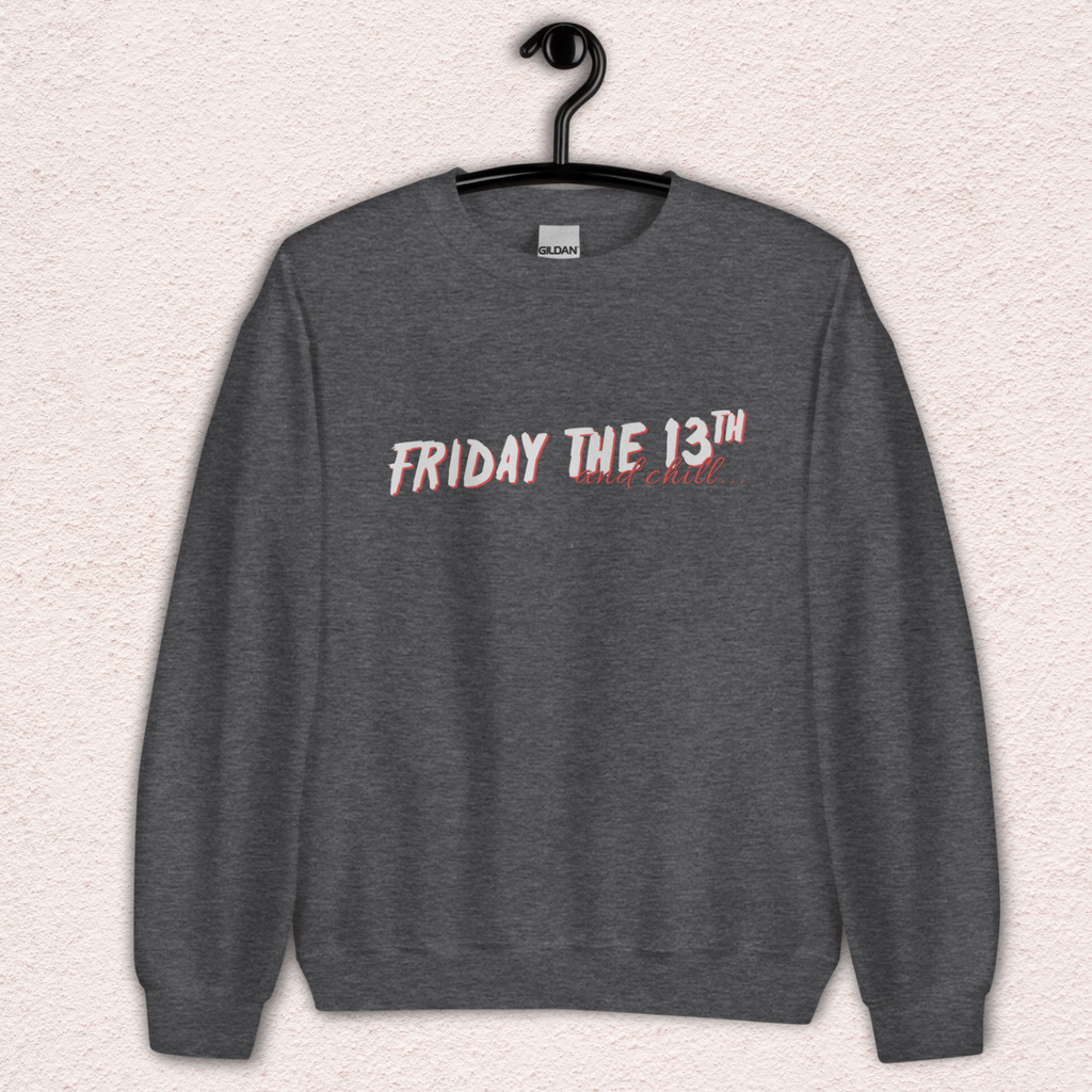 Camp Slasher and Chill Crewneck Sweatshirt | Cozy Horror Loungewear