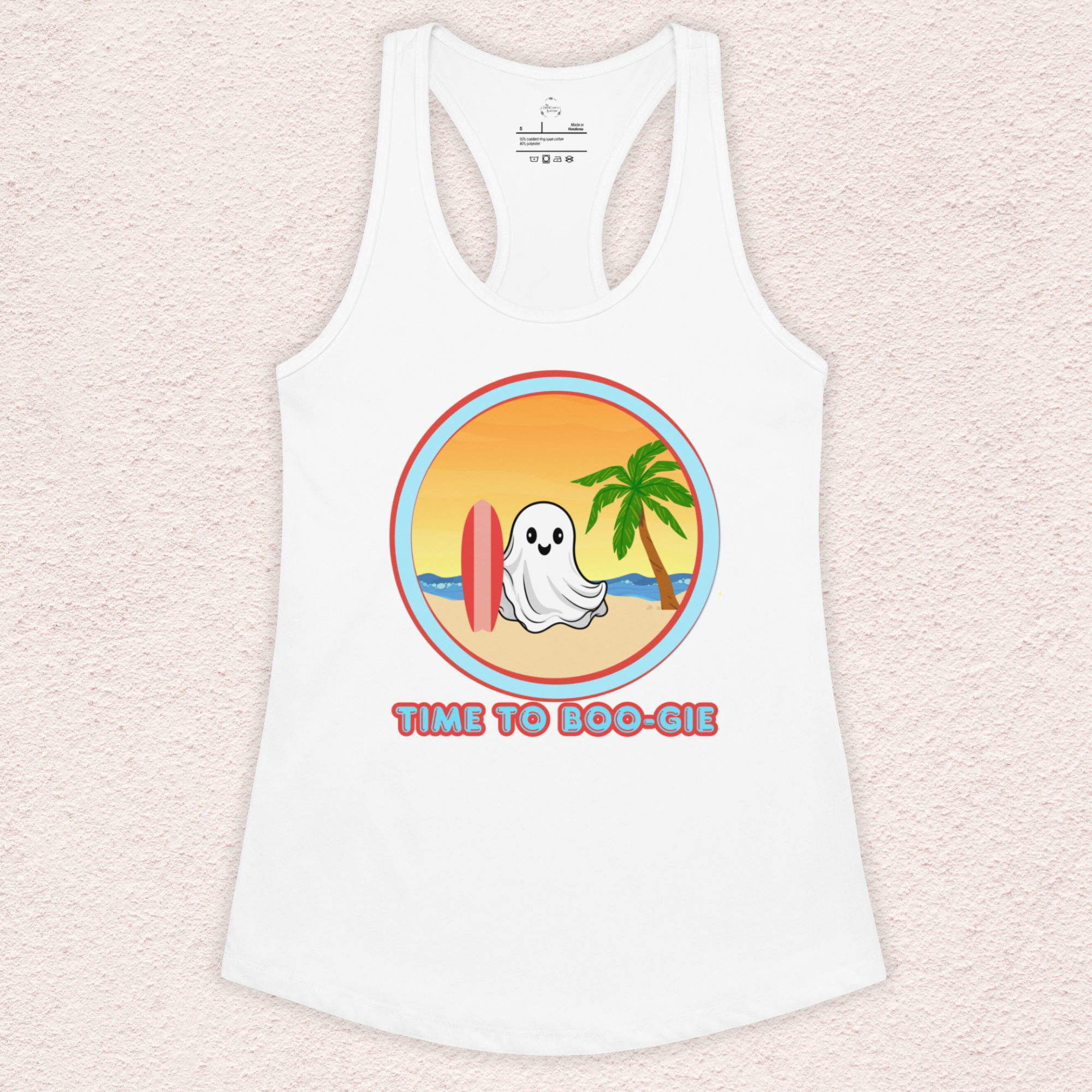 Time to Boo-gie Racerback Tank | Women’s Ghost Surf Summerween Top