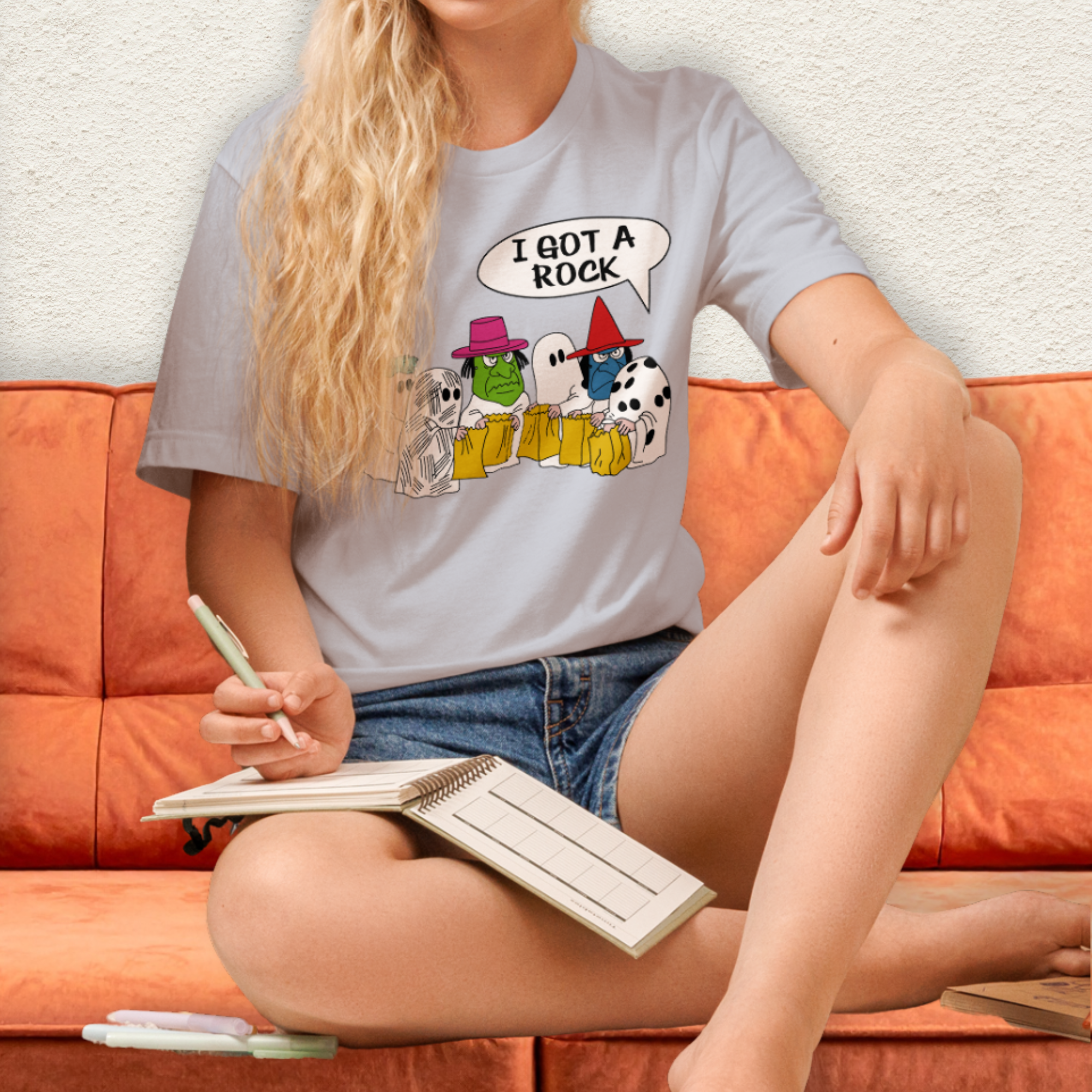 I Got a Rock Tee | Unisex Funny Halloween Trick-or-Treat Shirt