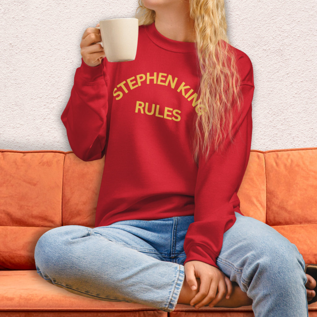 Stephen King Rules Sweatshirt | Gildan Unisex Crewneck
