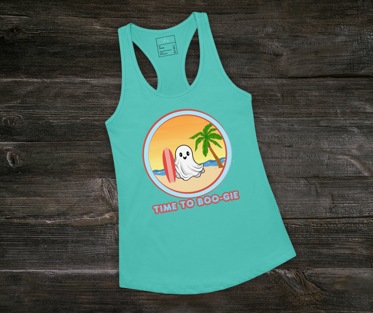 Time to Boo-gie Racerback Tank | Women’s Ghost Surf Summerween Top