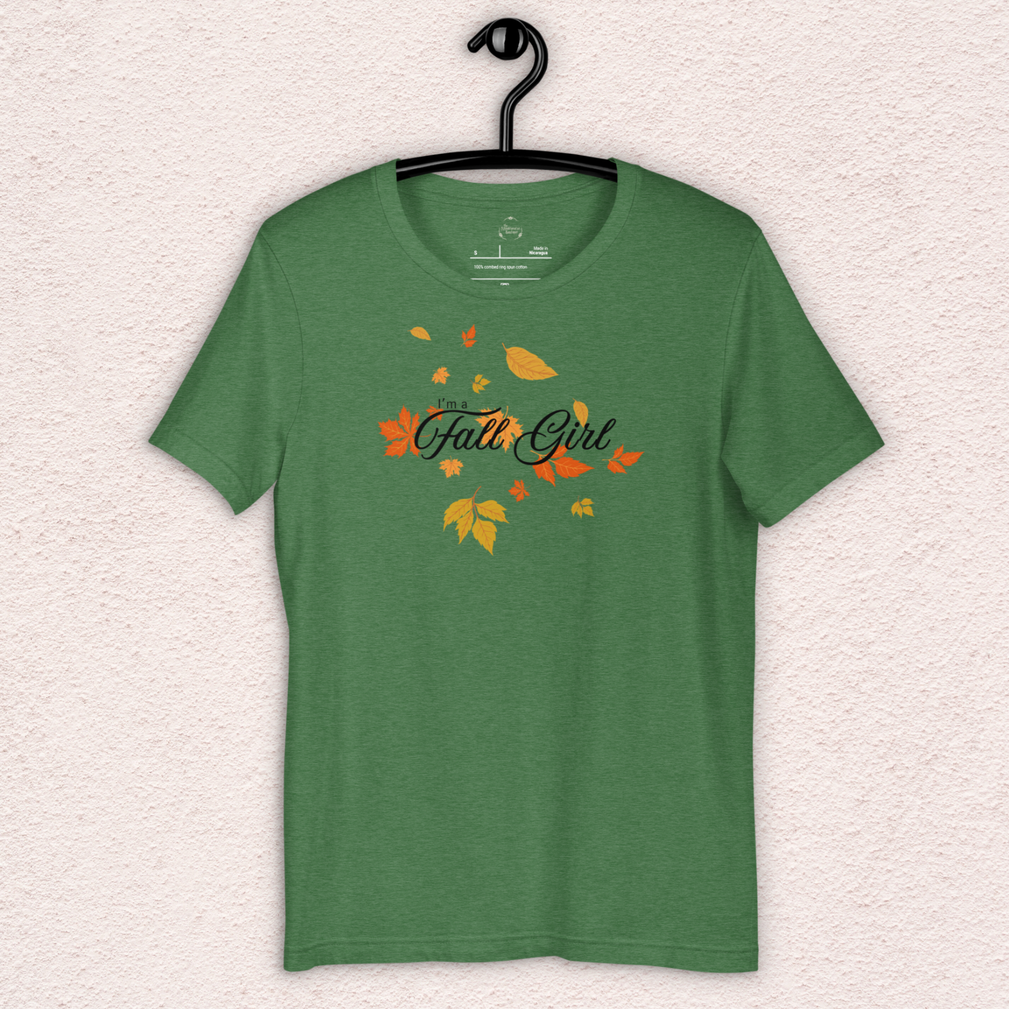 Fall Girl Tee | Unisex Cute Autumn Leaves Graphic Shirt