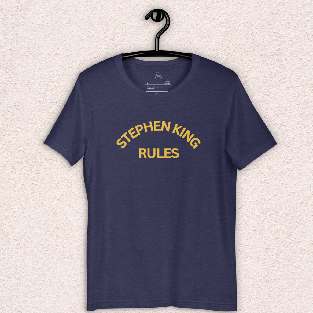 Stephen King Rules Tee | Unisex Horror Book Lover Graphic Shirt