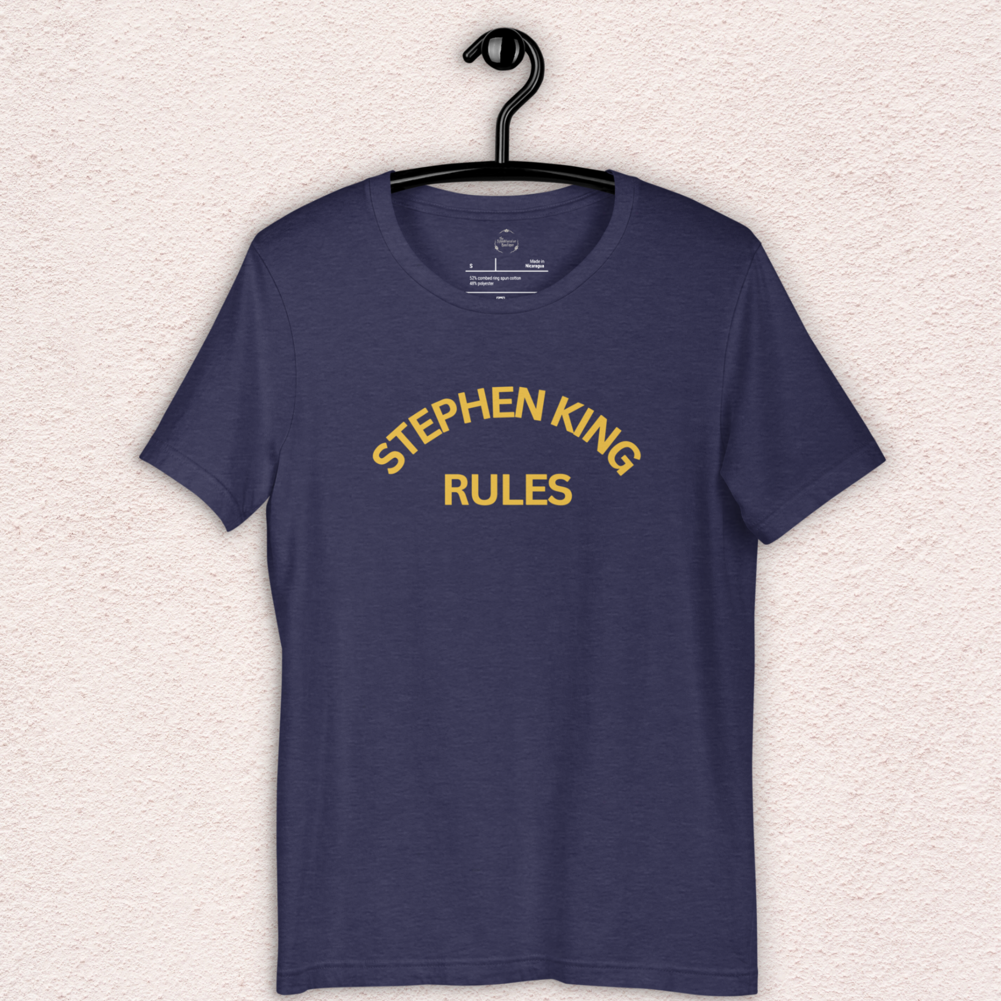 Stephen King Rules Tee | Unisex Horror Book Lover Graphic Shirt