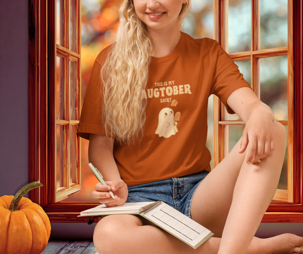 This Is My Augtober Shirt Tee | Unisex Ghost Fall Graphic Shirt