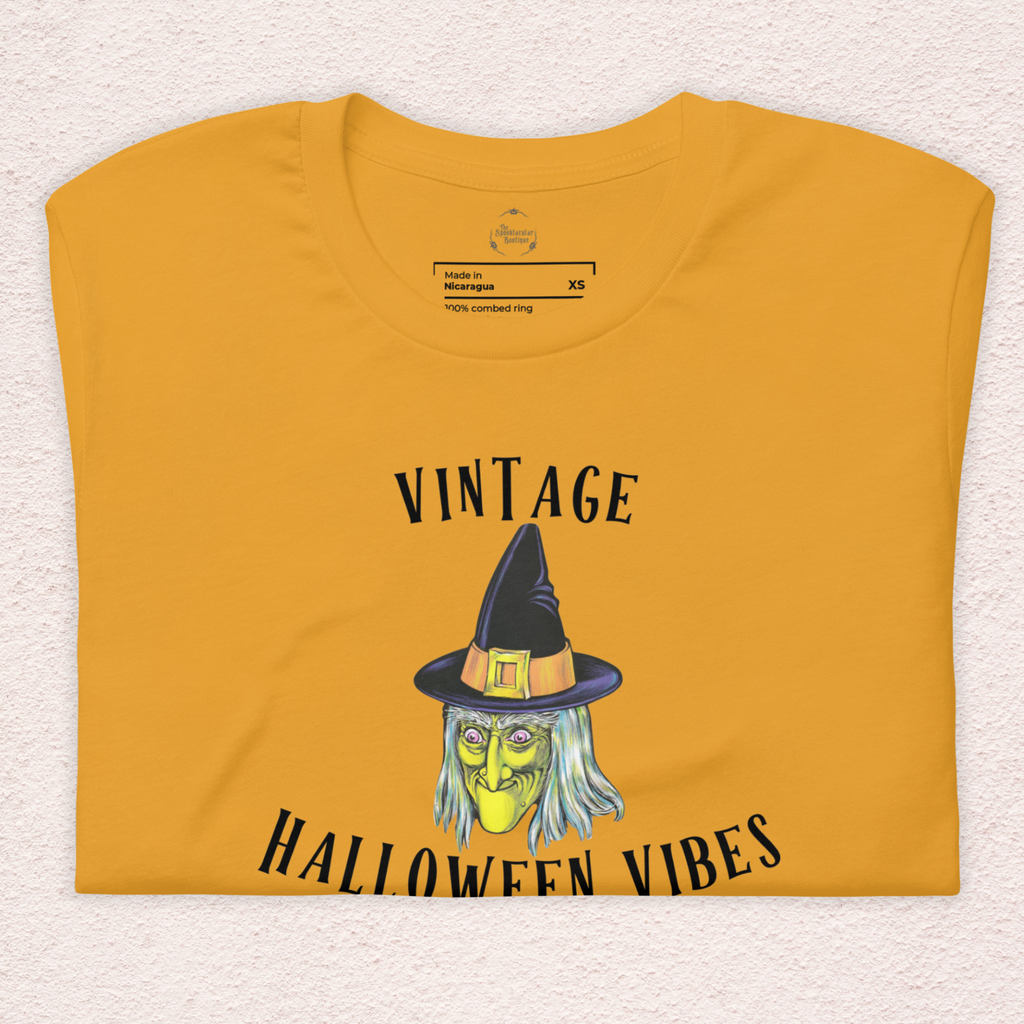 Vintage Halloween Vibes Graphic Shirt | Bella Canvas Unisex Tee