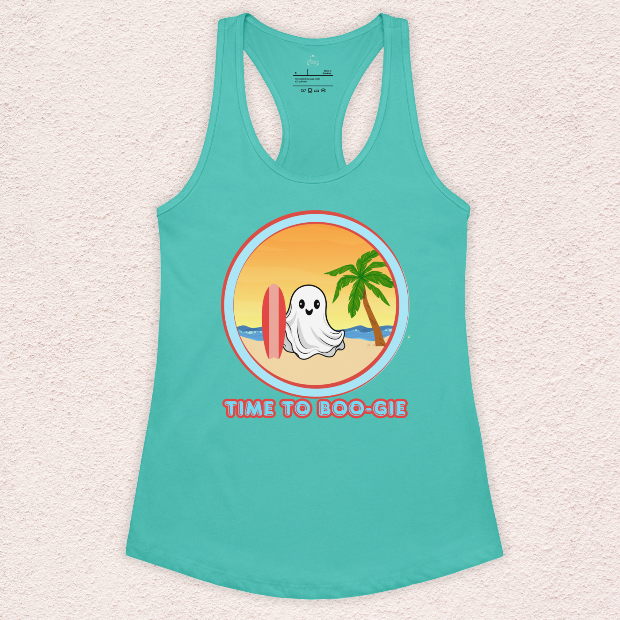 Time to Boo-gie Racerback Tank | Women’s Ghost Surf Summerween Top