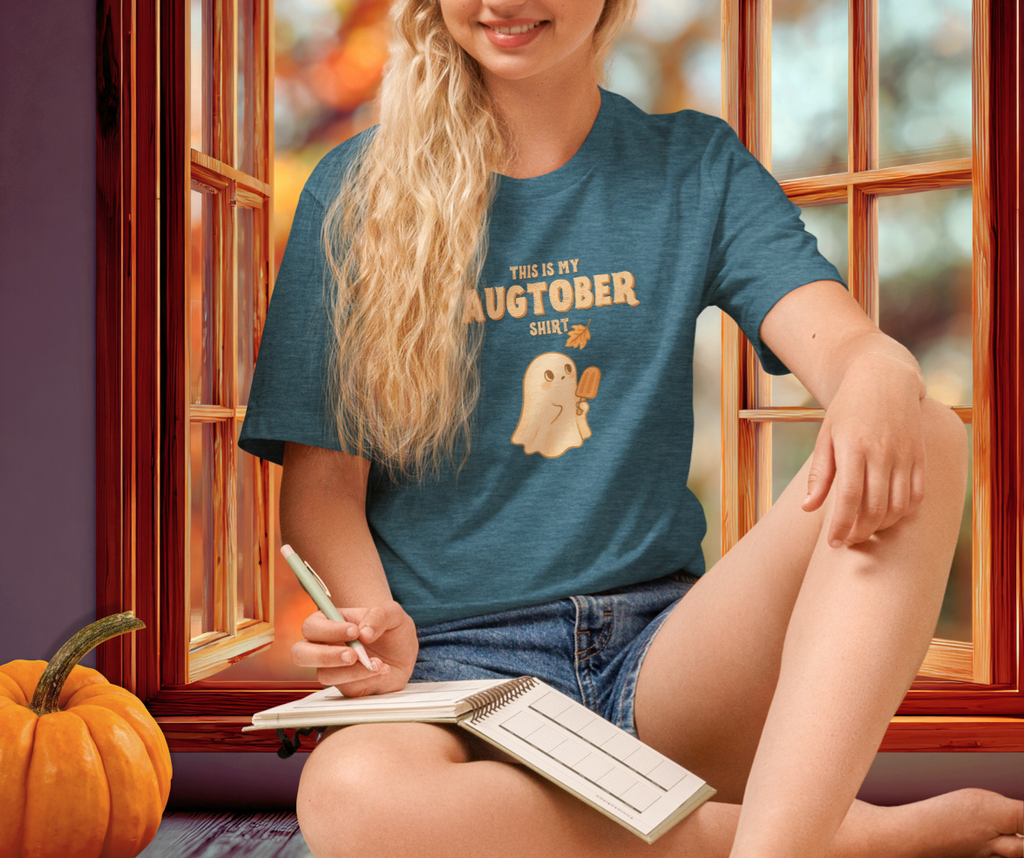This Is My Augtober Shirt Tee | Unisex Ghost Fall Graphic Shirt