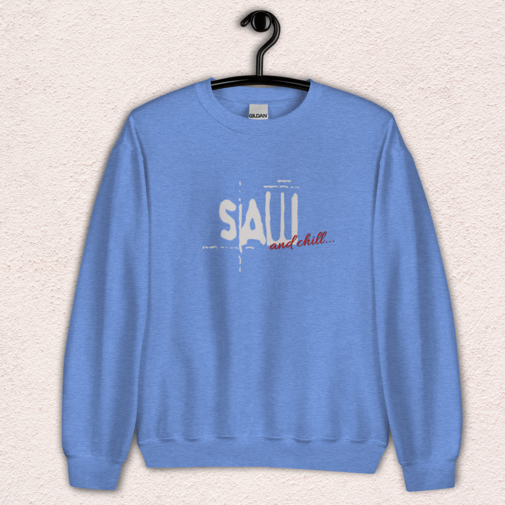 Saw & Chill Crewneck Sweatshirt | Cozy Slasher Loungewear