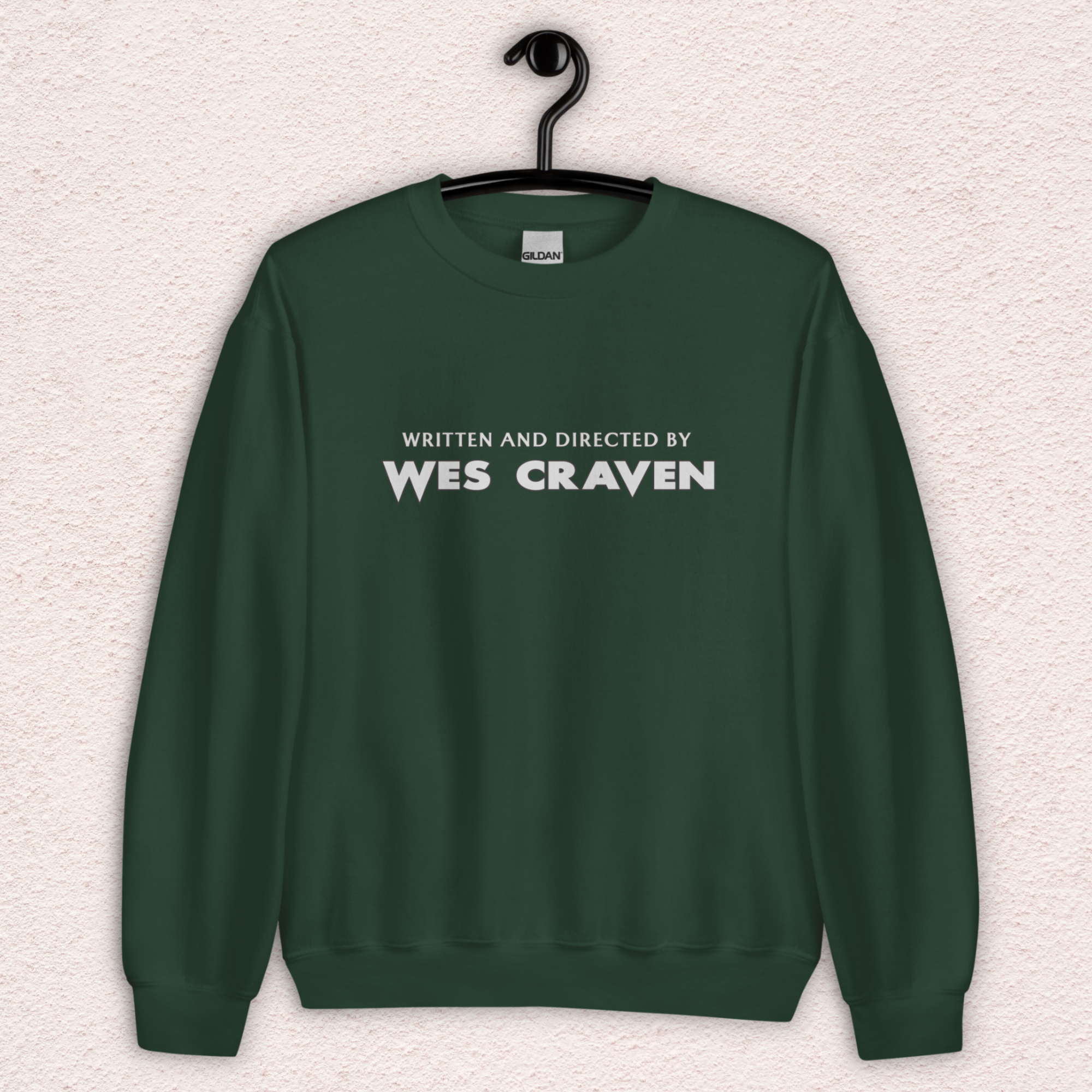 Written & Directed by Wes Craven Sweatshirt | Unisex Horror Film Lover Crewneck