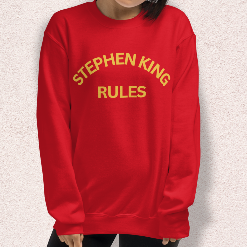 Stephen King Rules Sweatshirt | Gildan Unisex Crewneck