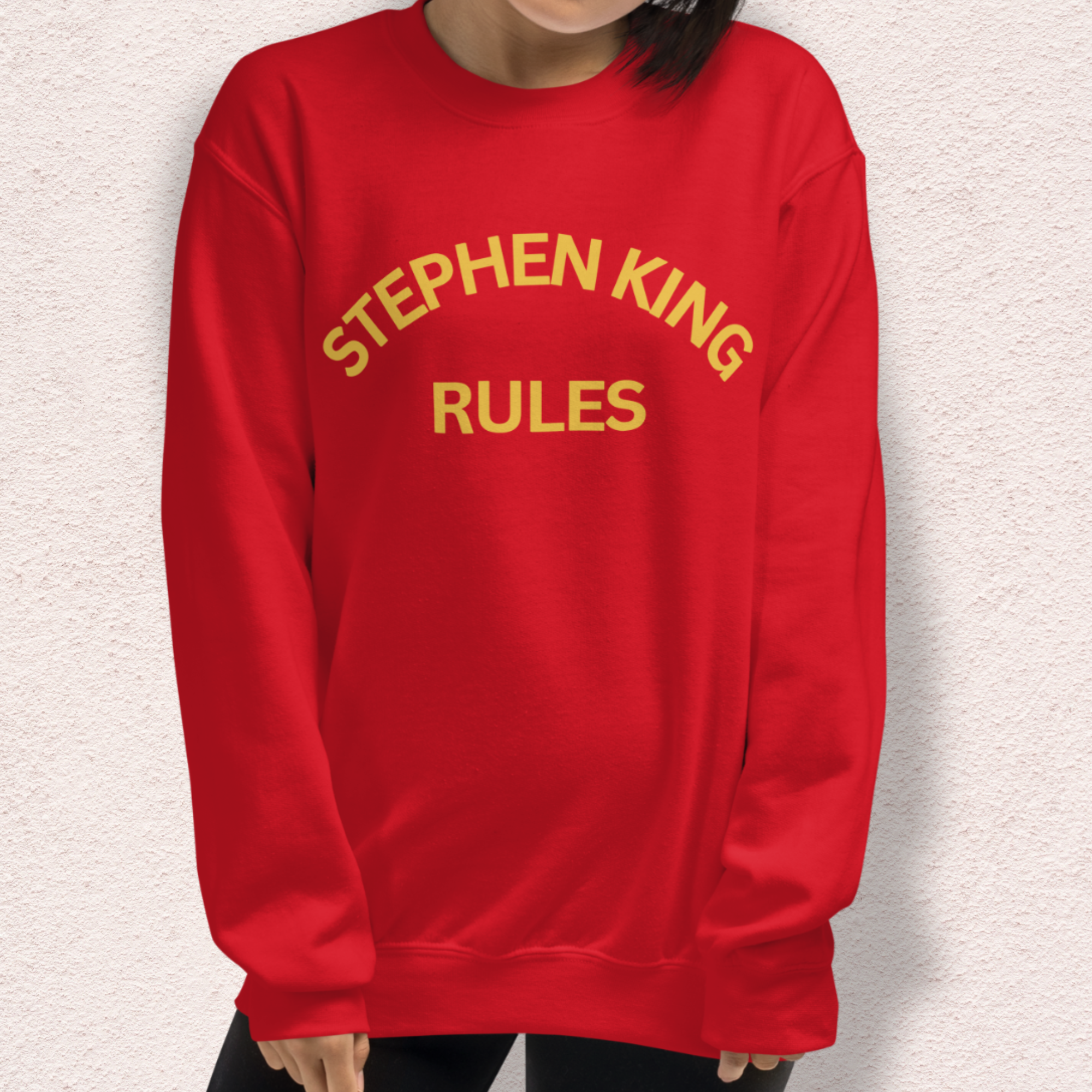 Stephen King Rules Sweatshirt | Gildan Unisex Crewneck