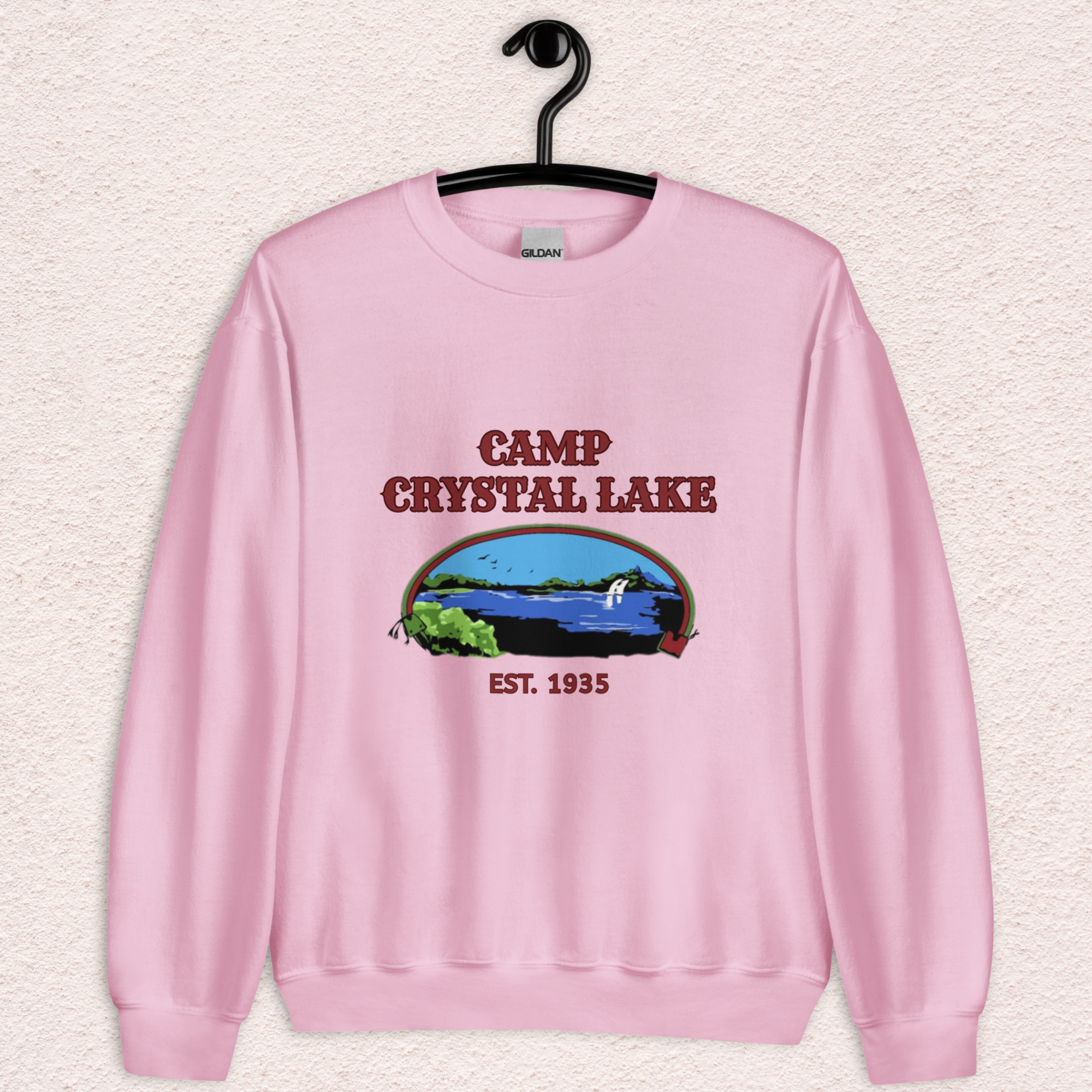 Vintage Camp Slasher Sweatshirt | Gildan Unisex Crewneck