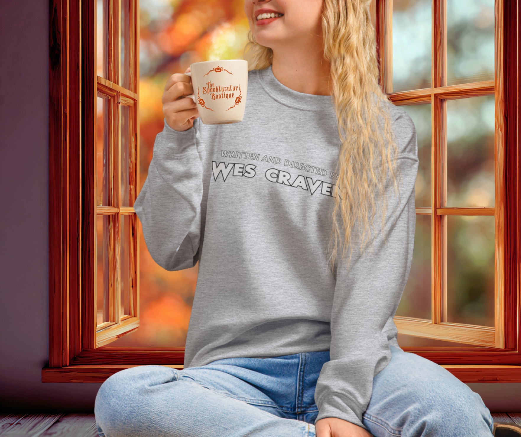 Written & Directed by Wes Craven Sweatshirt | Unisex Horror Film Lover Crewneck