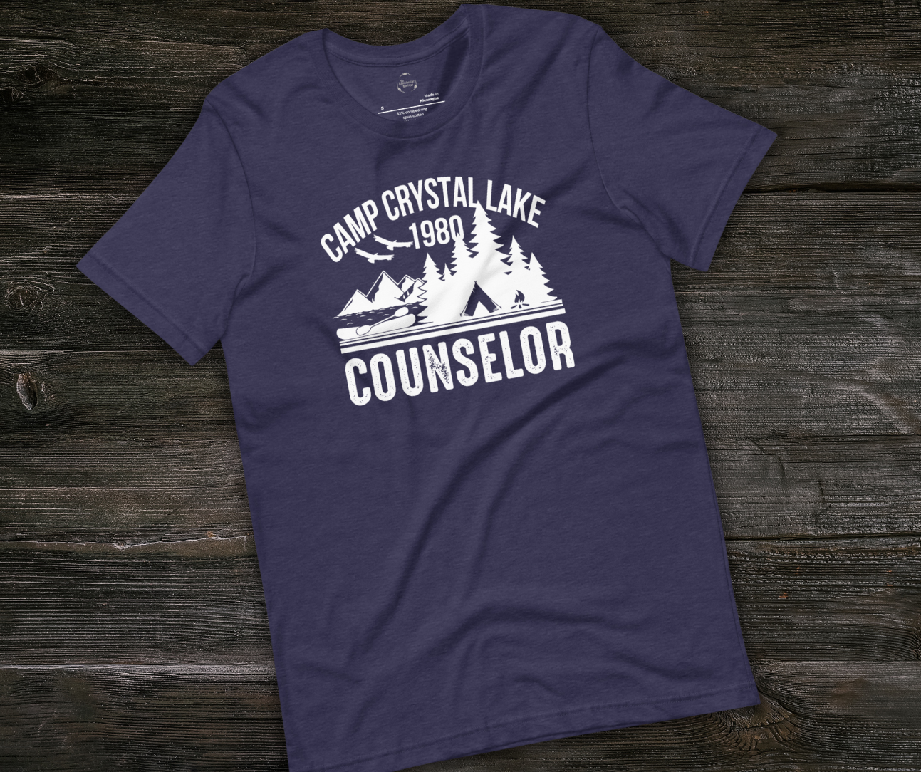 Camp Crystal Lake Tee | Unisex Vintage Summer Camp Horror Shirt