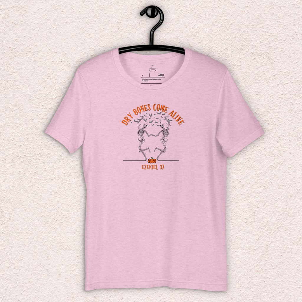 Dry Bones Come Alive Tee | Unisex Dancing Skeletons Graphic Shirt