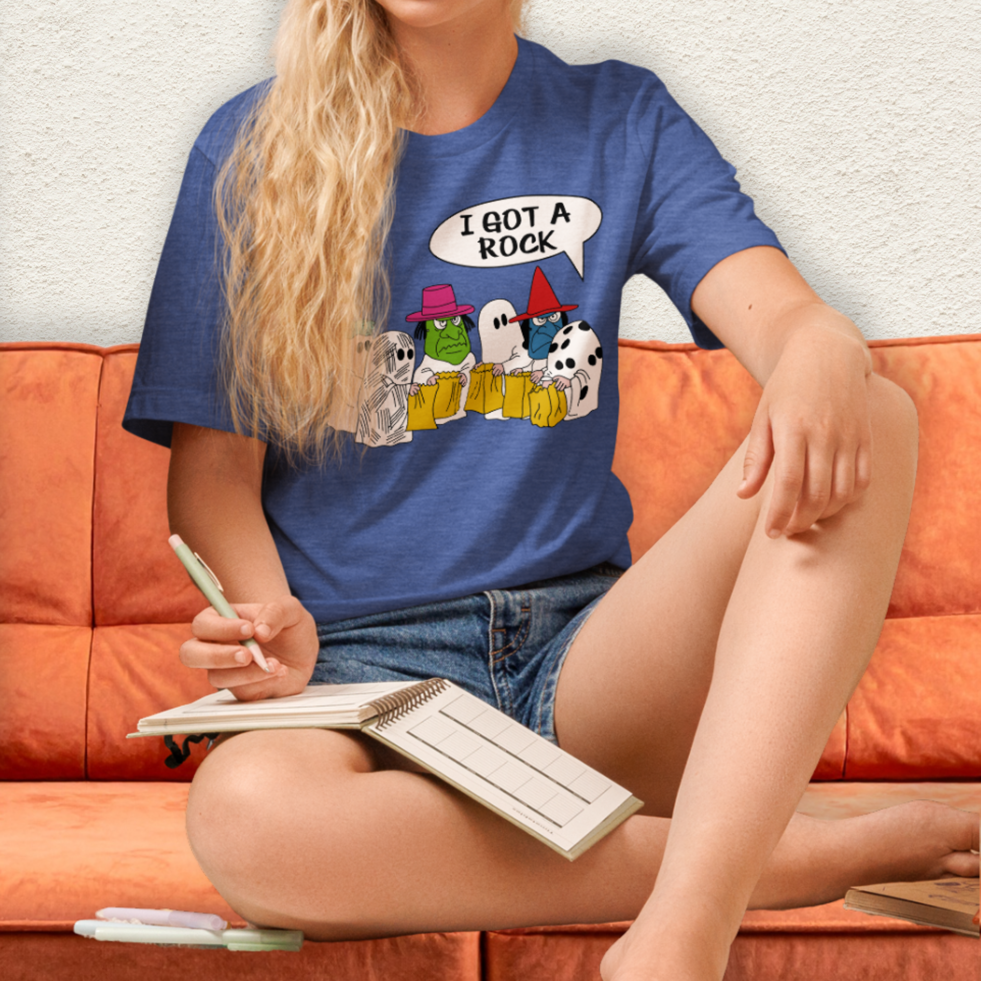 I Got a Rock Tee | Unisex Funny Halloween Trick-or-Treat Shirt