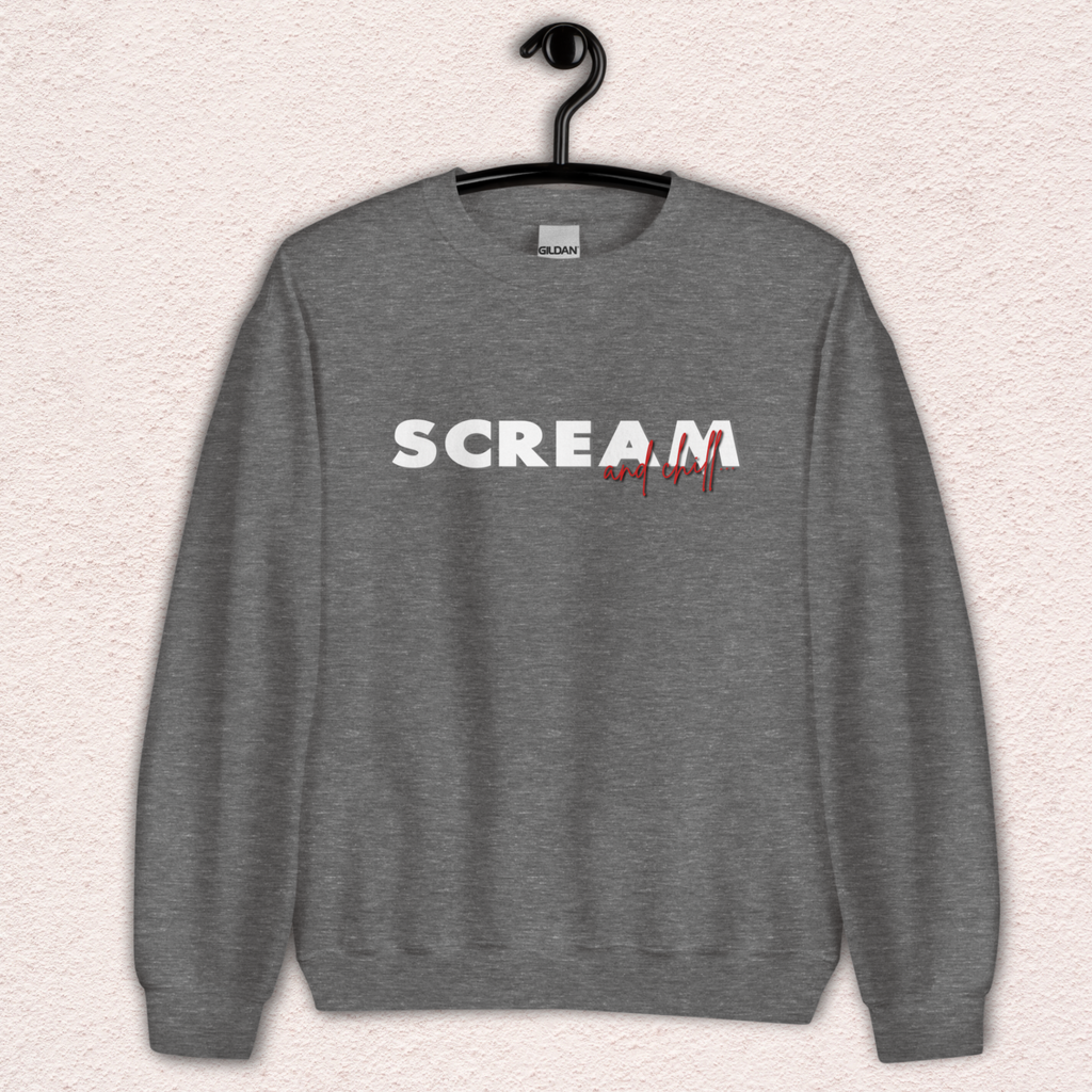 Final Girl and Chill Crewneck Sweatshirt | Cozy Slasher Loungewear
