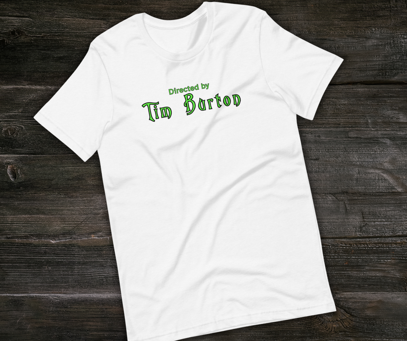 Directed by Tim Burton Tee | Unisex Gothic Film Lover Graphic Shirt