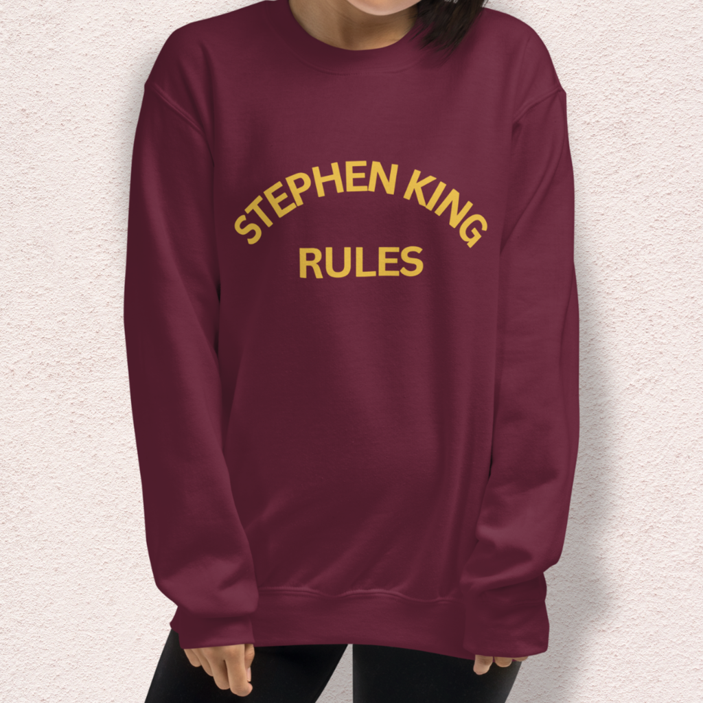 Stephen King Rules Sweatshirt | Gildan Unisex Crewneck