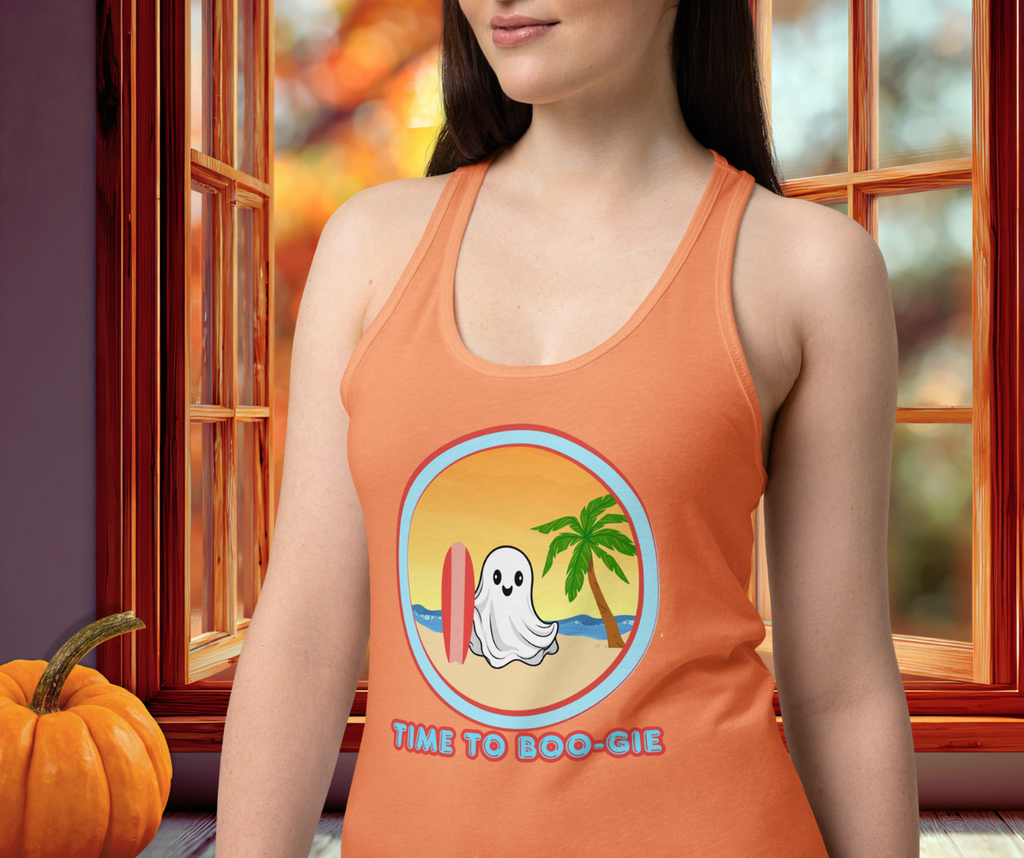 Time to Boo-gie Racerback Tank | Women’s Ghost Surf Summerween Top