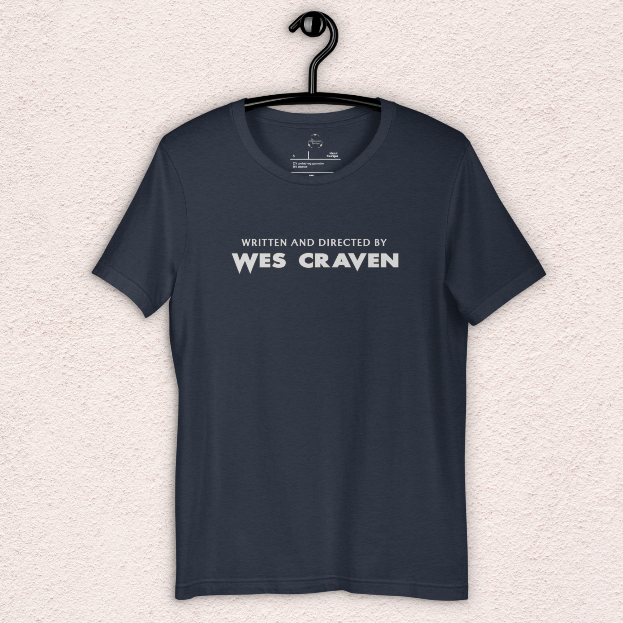 Written & Directed by Wes Craven Tee | Unisex Horror Film Lover Shirt