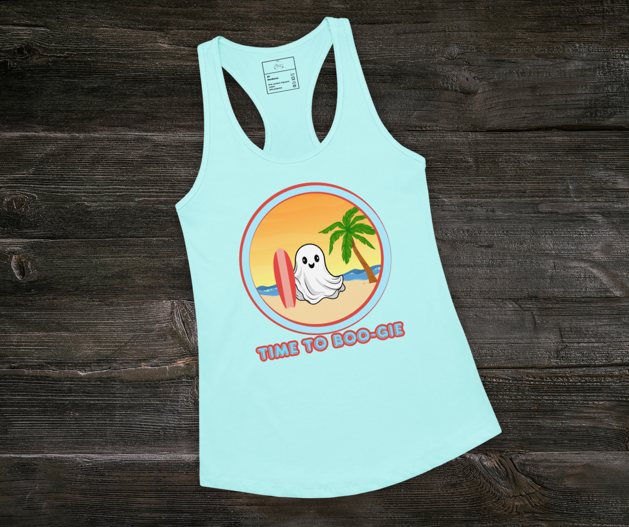 Time to Boo-gie Racerback Tank | Women’s Ghost Surf Summerween Top