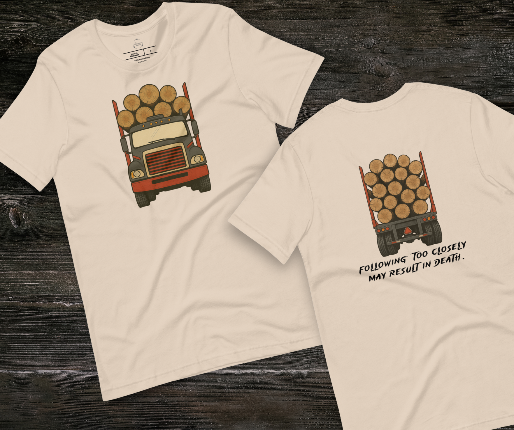 Following Too Closely Tee | Unisex Funny Horror Driving Graphic Shirt