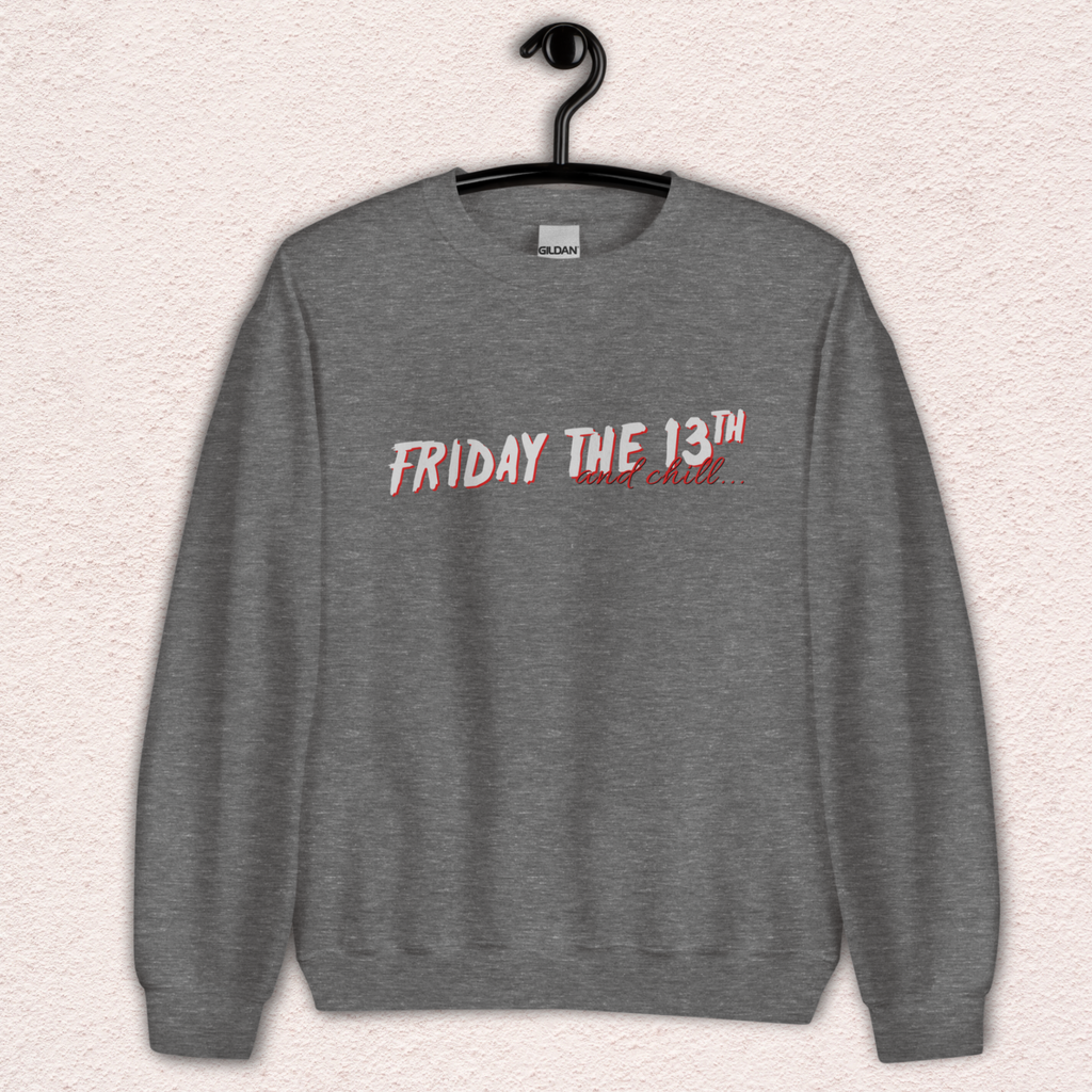 Camp Slasher and Chill Crewneck Sweatshirt | Cozy Horror Loungewear