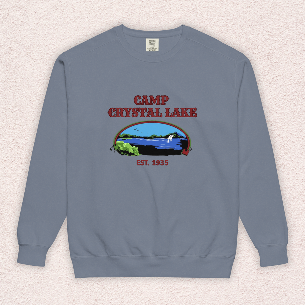 Vintage Camp Slasher Sweatshirt | Comfort Colors® Garment-Dyed Crewneck