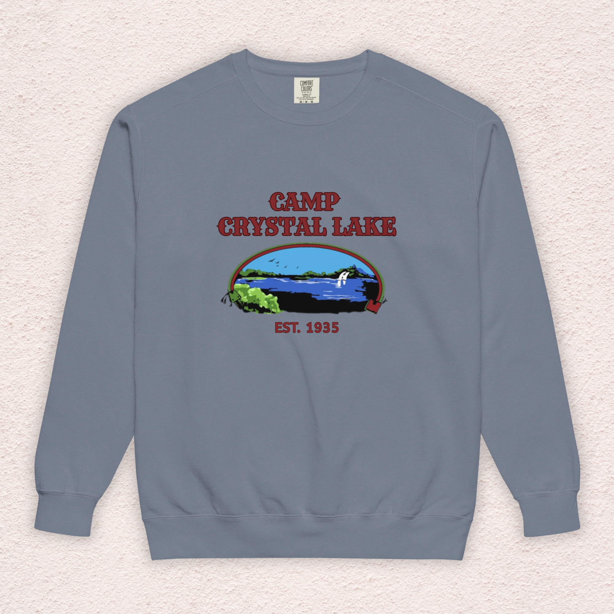 Vintage Camp Slasher Sweatshirt | Comfort Colors® Garment-Dyed Crewneck