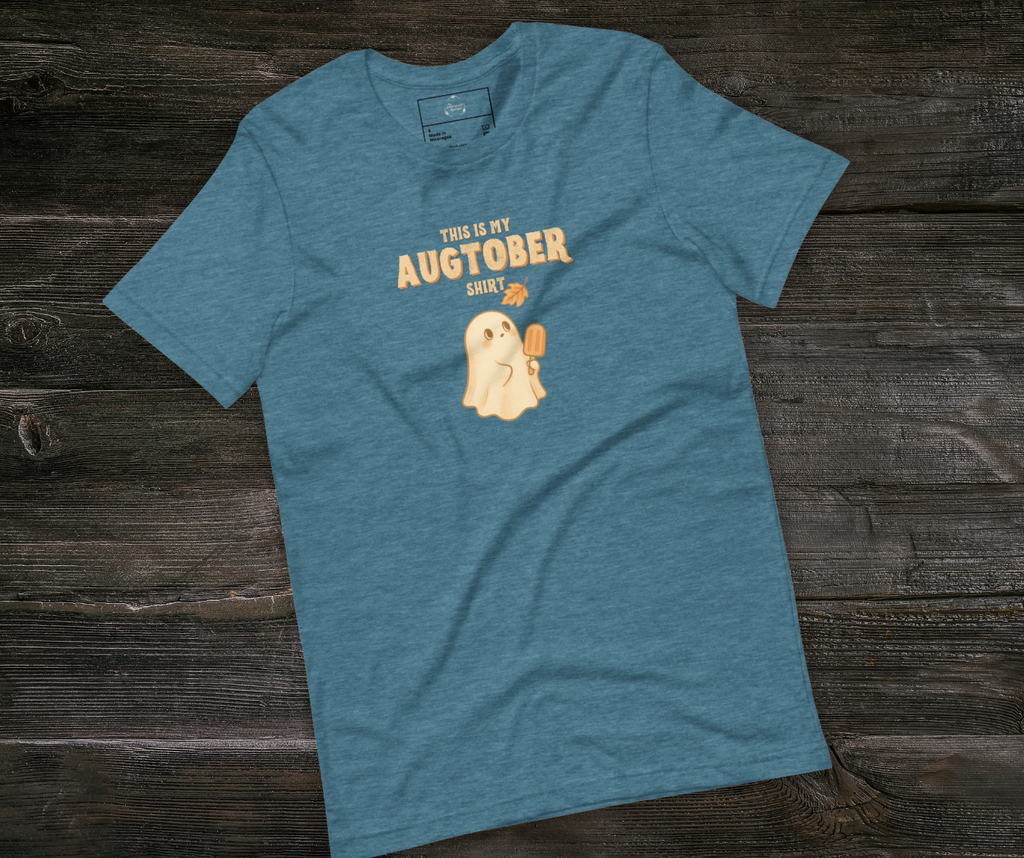 This Is My Augtober Shirt Tee | Unisex Ghost Fall Graphic Shirt