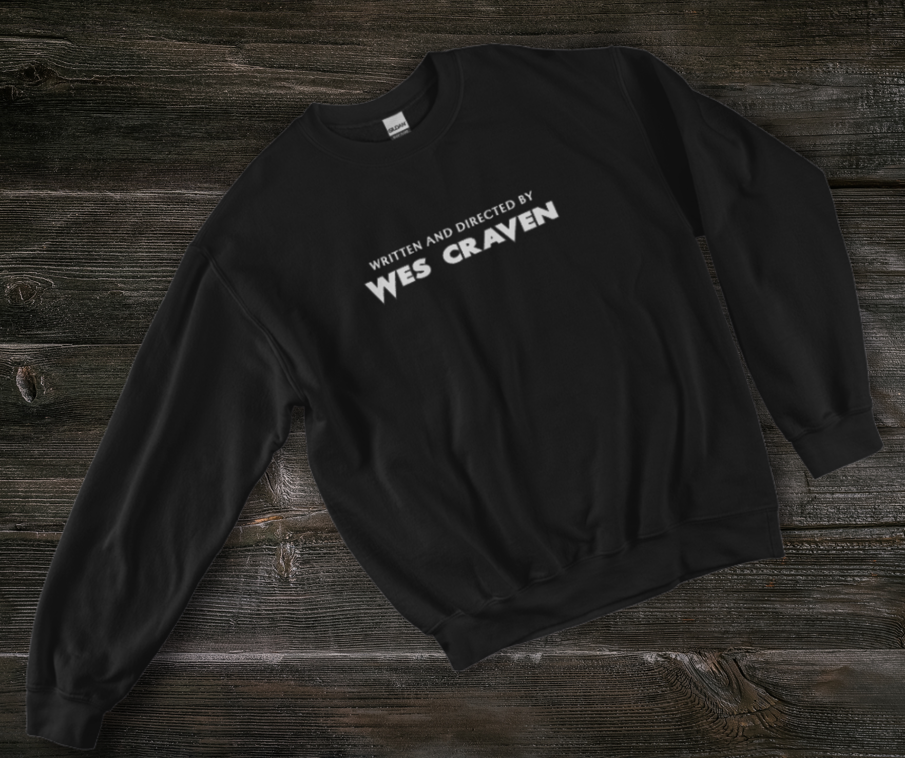 Written & Directed by Wes Craven Sweatshirt | Unisex Horror Film Lover Crewneck