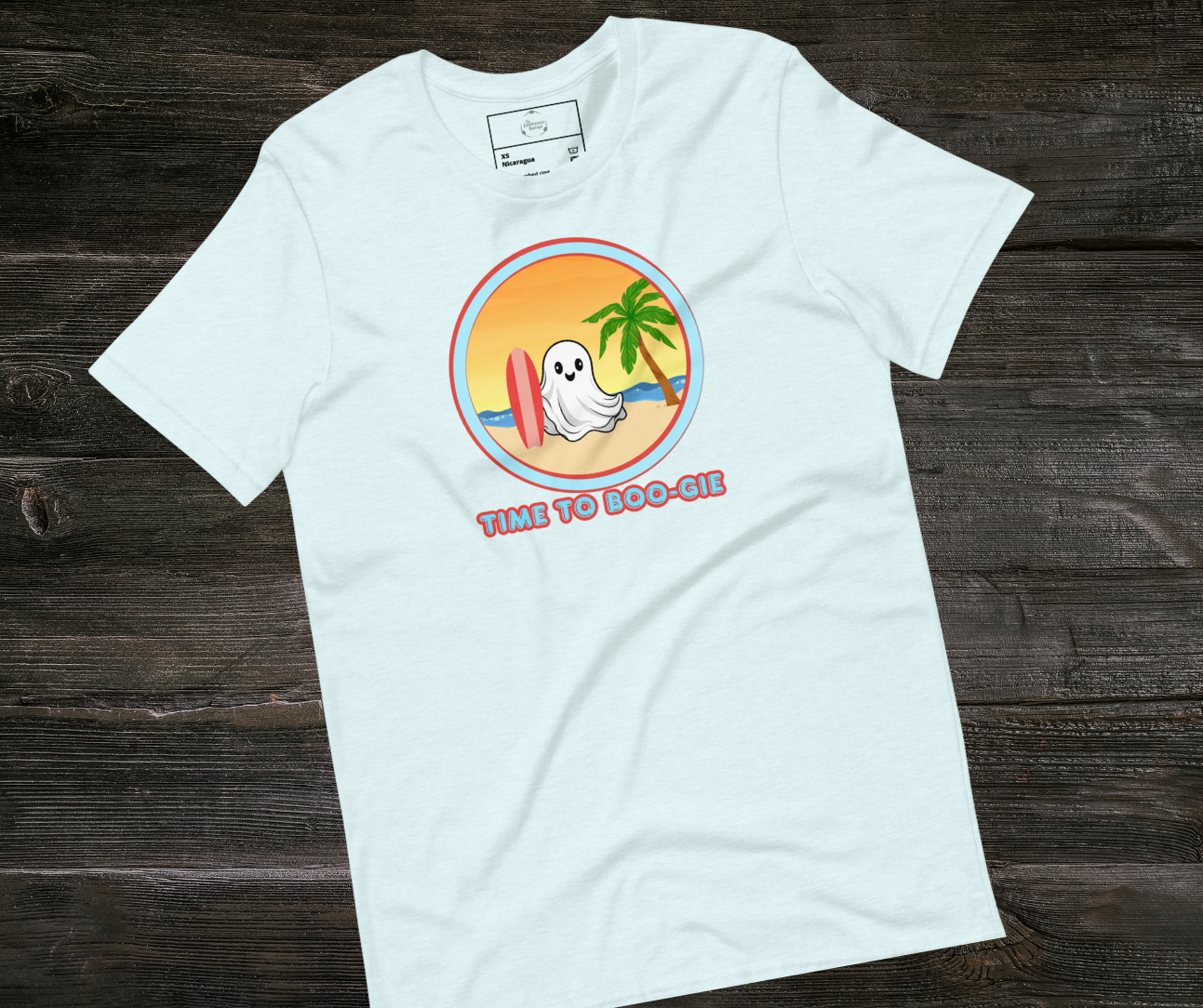 Time to Boo-gie Tee | Unisex Summerween Ghost Surf Graphic Shirt