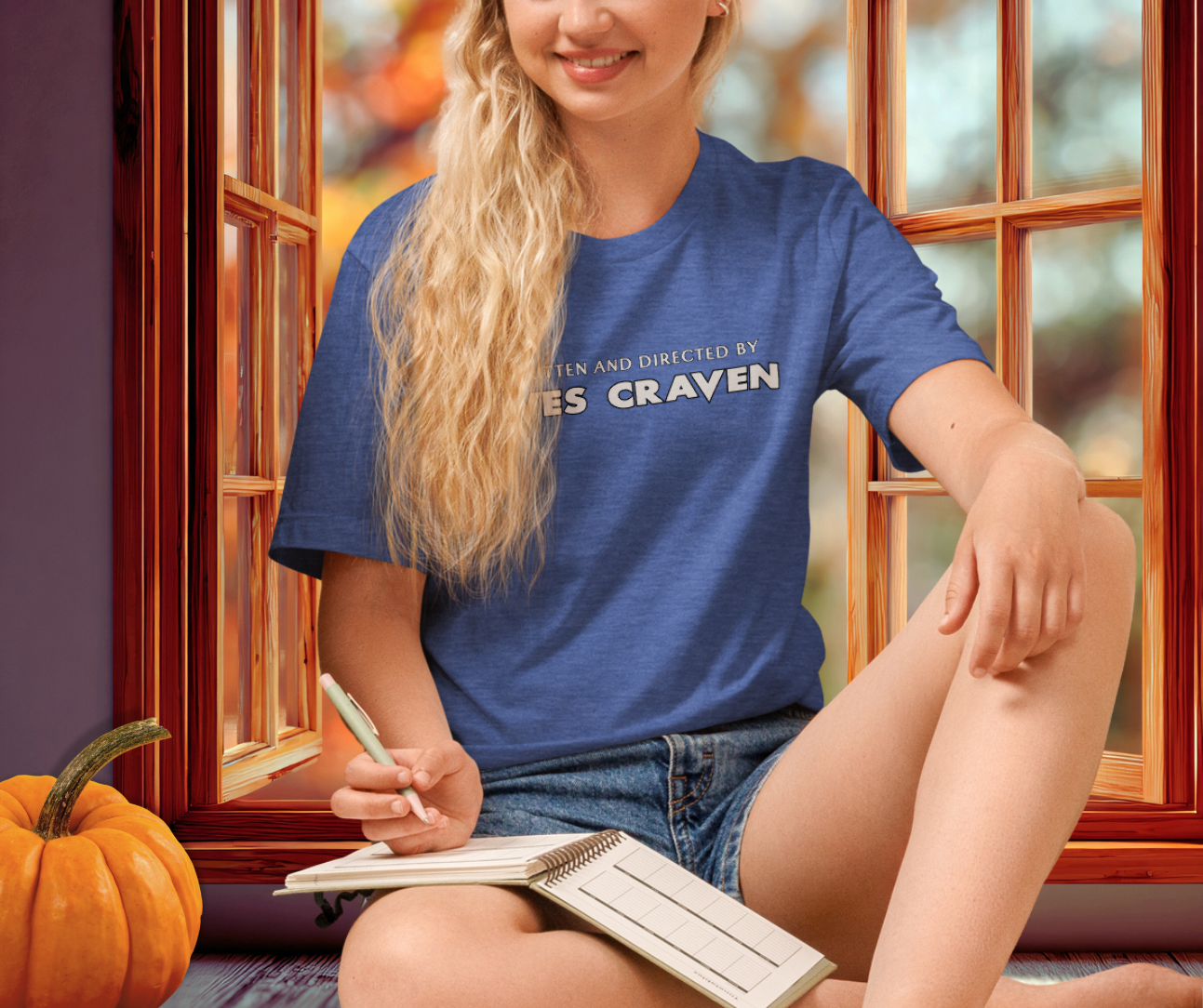 Written & Directed by Wes Craven Tee | Unisex Horror Film Lover Shirt
