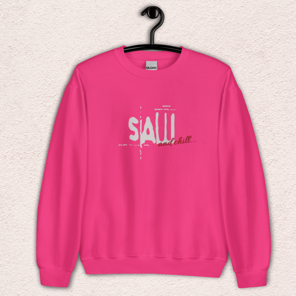 Saw & Chill Crewneck Sweatshirt | Cozy Slasher Loungewear
