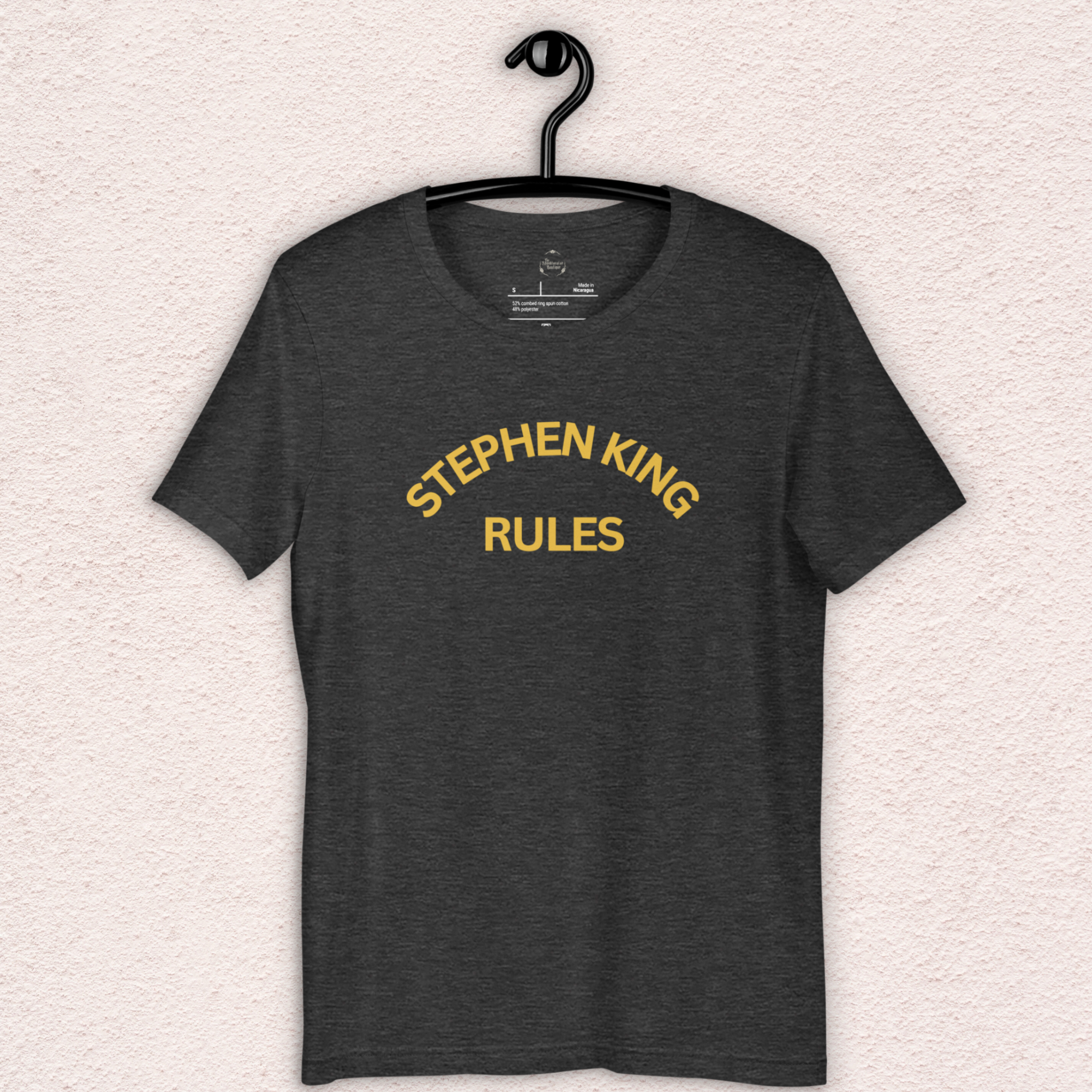 Stephen King Rules Tee | Unisex Horror Book Lover Graphic Shirt