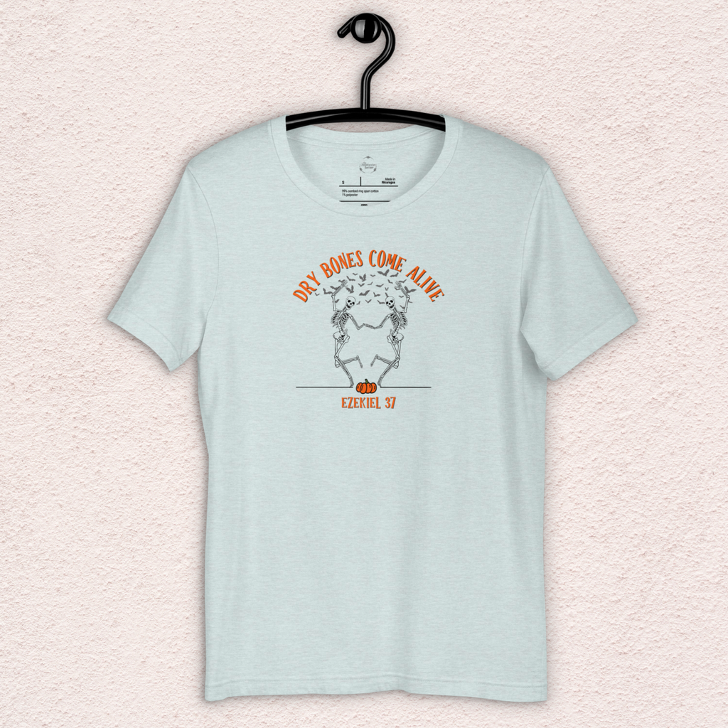 Dry Bones Come Alive Tee | Unisex Dancing Skeletons Graphic Shirt