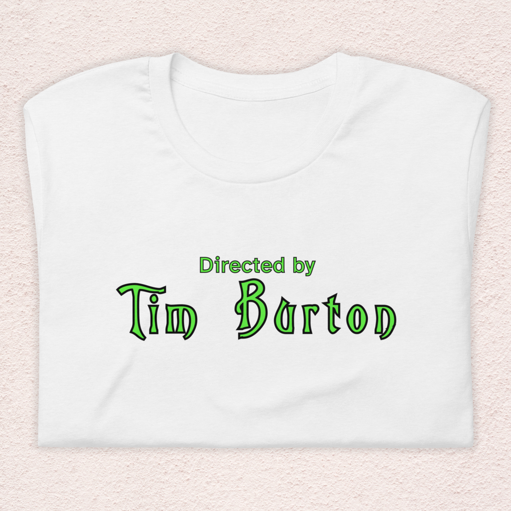 Directed by Tim Burton Tee | Unisex Gothic Film Lover Graphic Shirt