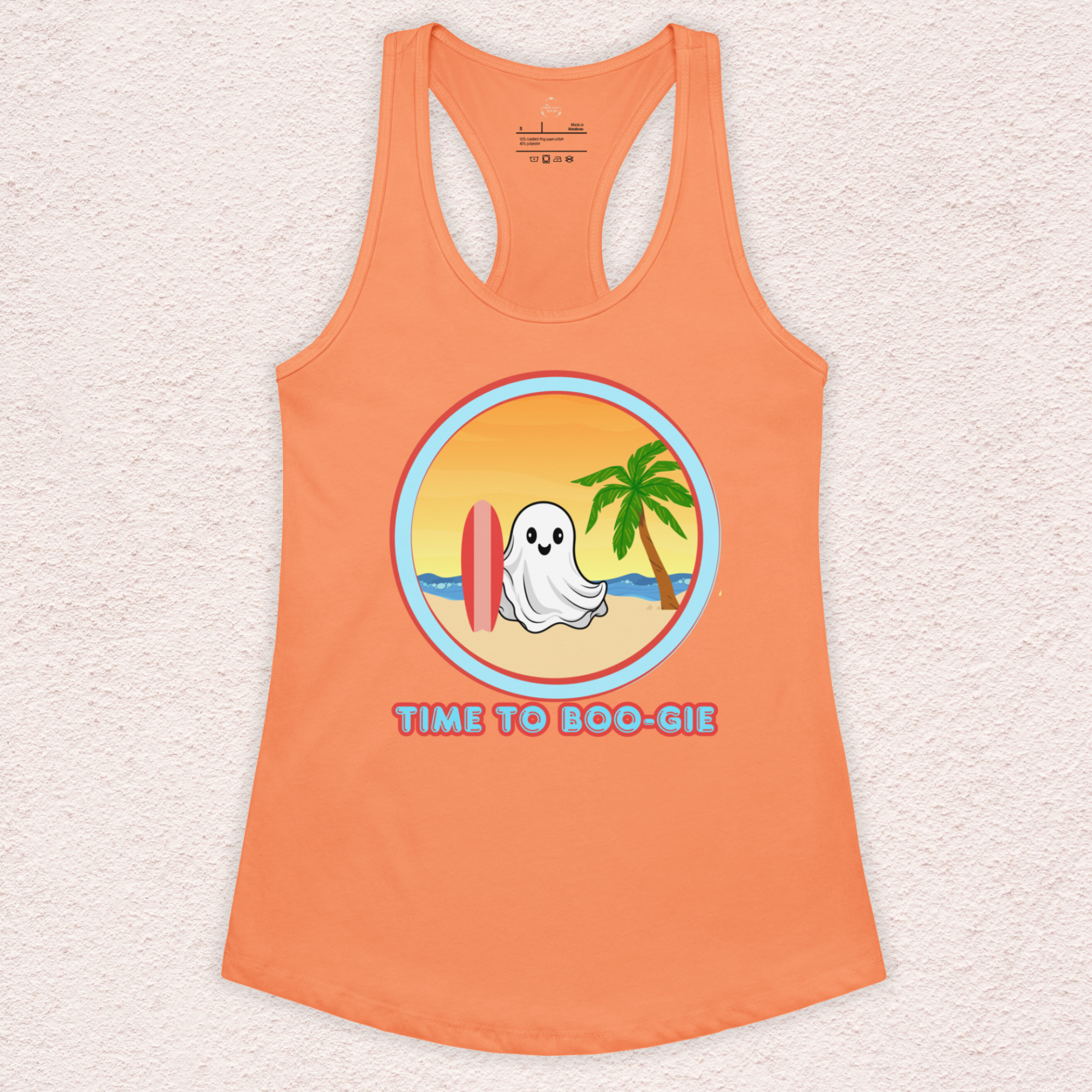 Time to Boo-gie Racerback Tank | Women’s Ghost Surf Summerween Top