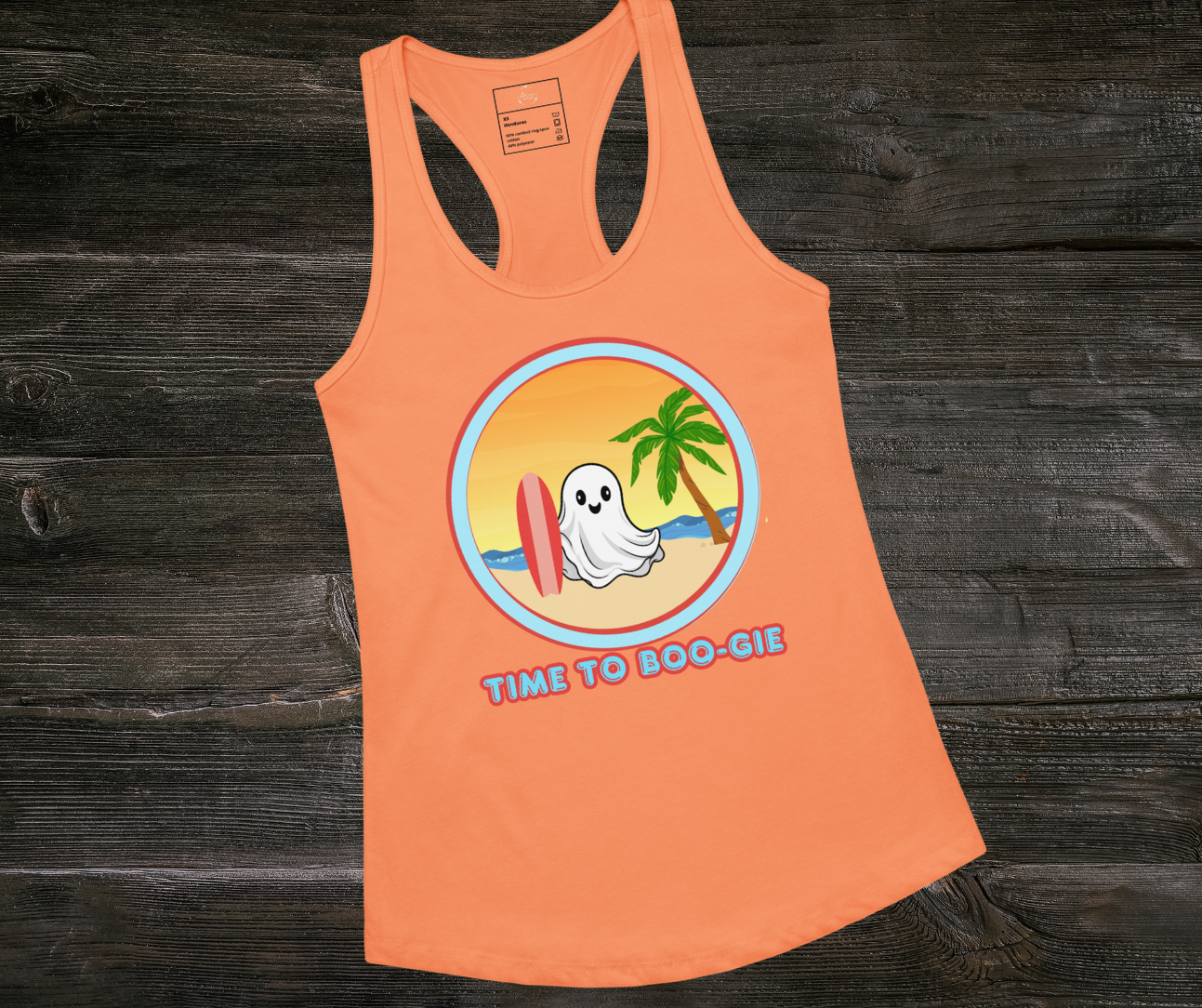 Time to Boo-gie Racerback Tank | Women’s Ghost Surf Summerween Top