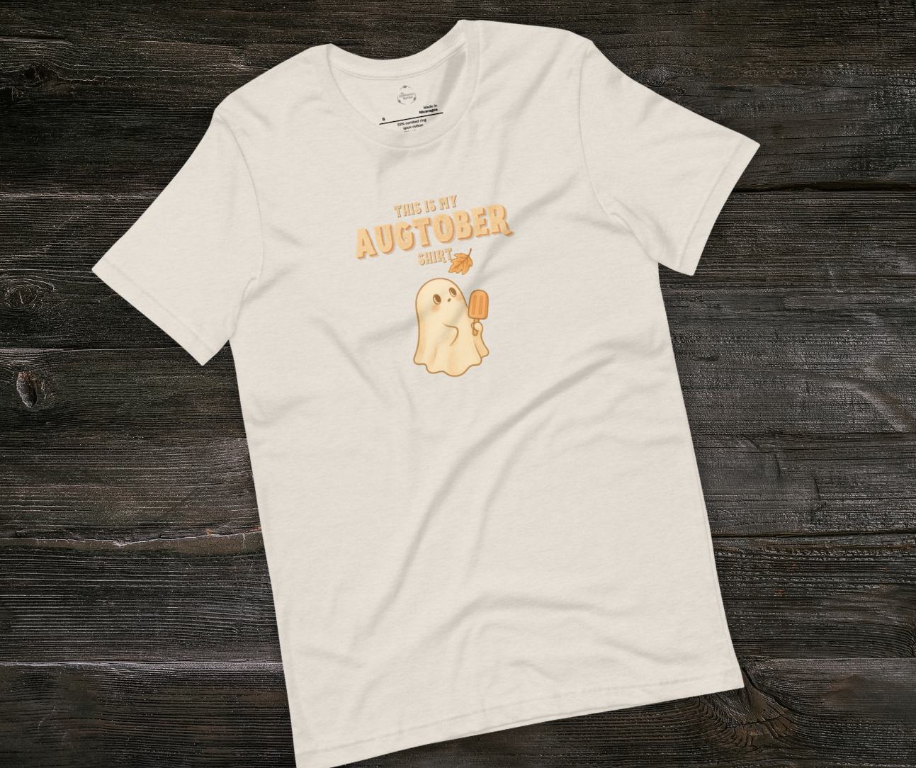 This Is My Augtober Shirt Tee | Unisex Ghost Fall Graphic Shirt