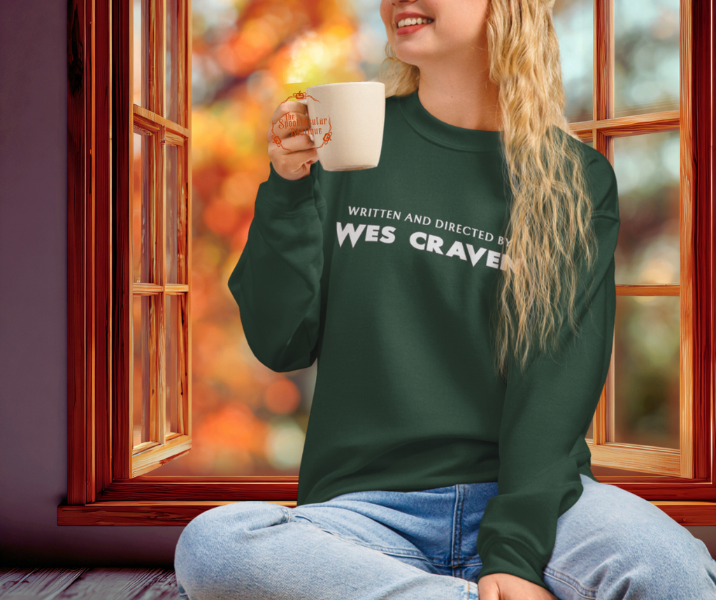 Written & Directed by Wes Craven Sweatshirt | Unisex Horror Film Lover Crewneck