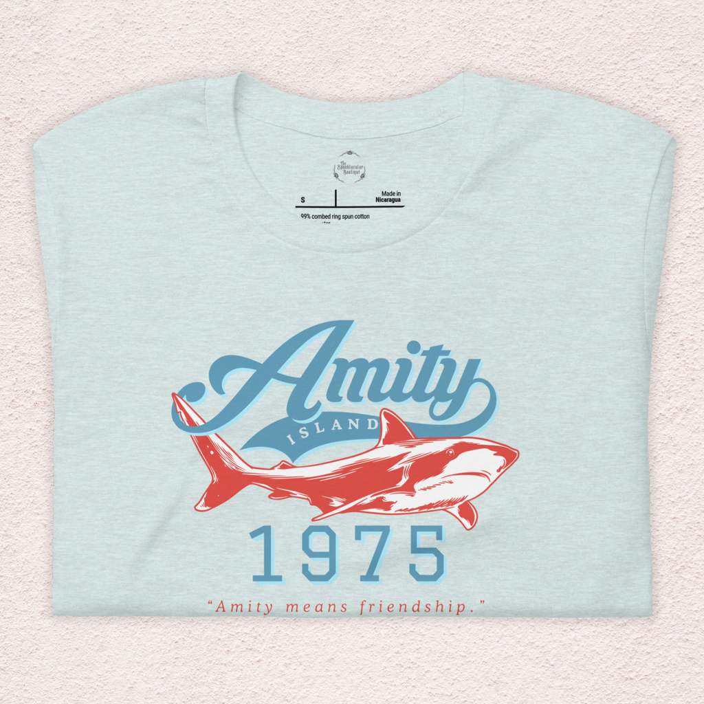 Amity Means Friendship Tee | Unisex Coastal Horror Graphic Shirt