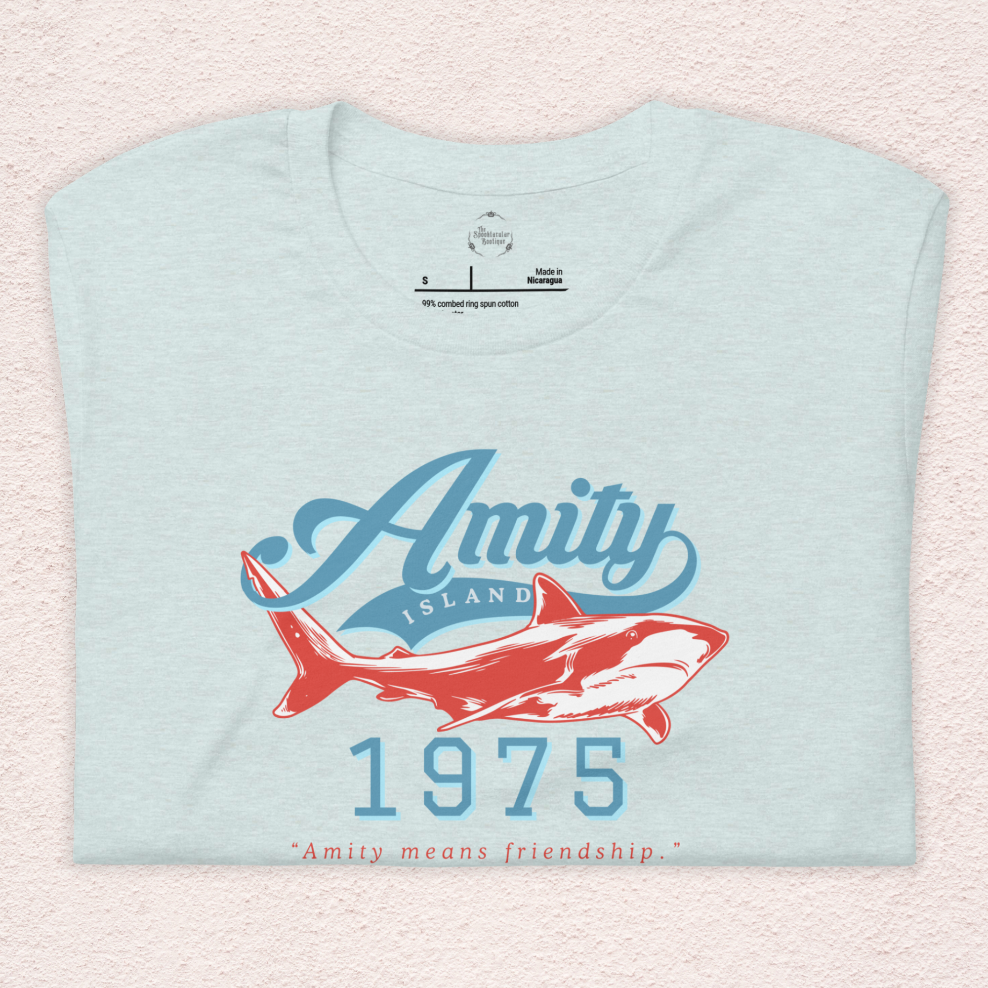 Amity Means Friendship Tee | Unisex Coastal Horror Graphic Shirt