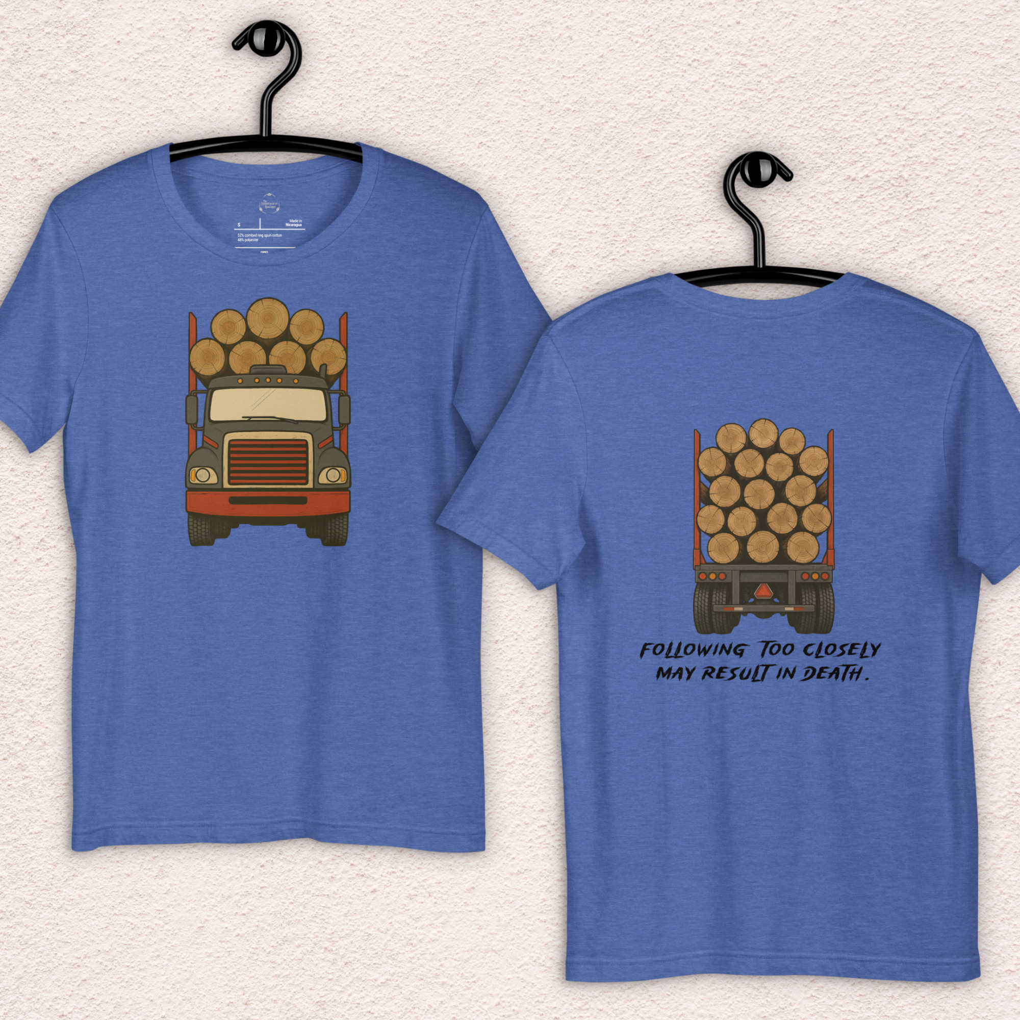 Following Too Closely Tee | Unisex Funny Horror Driving Graphic Shirt