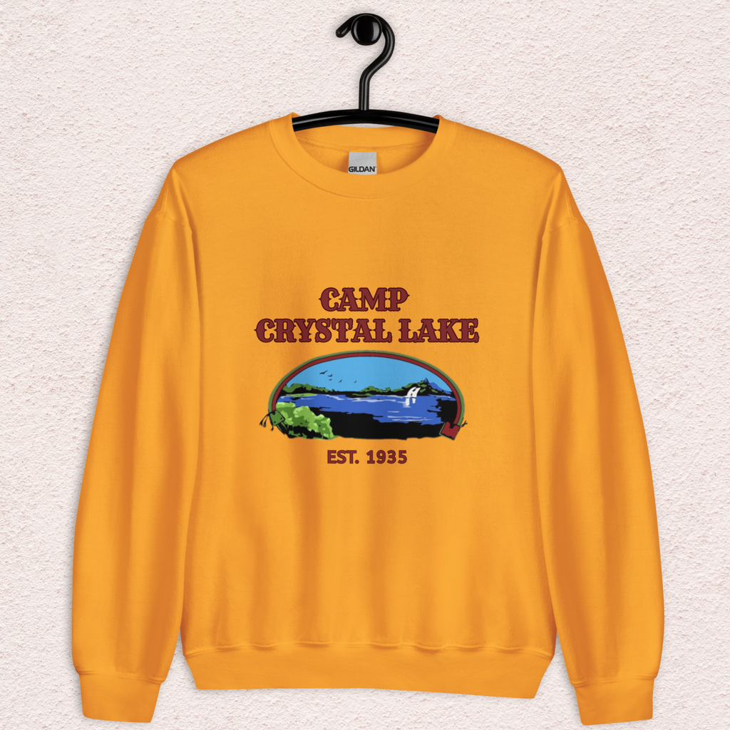 Vintage Camp Slasher Sweatshirt | Gildan Unisex Crewneck