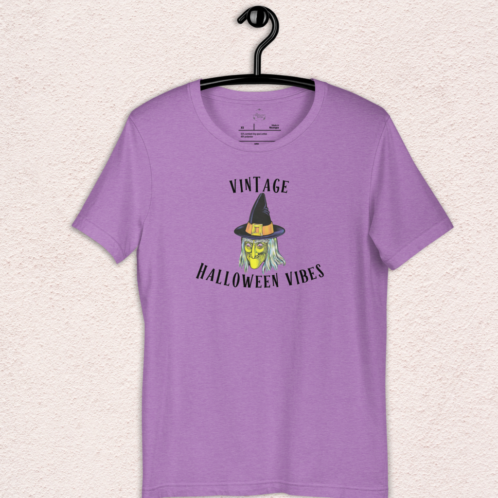 Vintage Halloween Vibes Graphic Shirt | Bella Canvas Unisex Tee