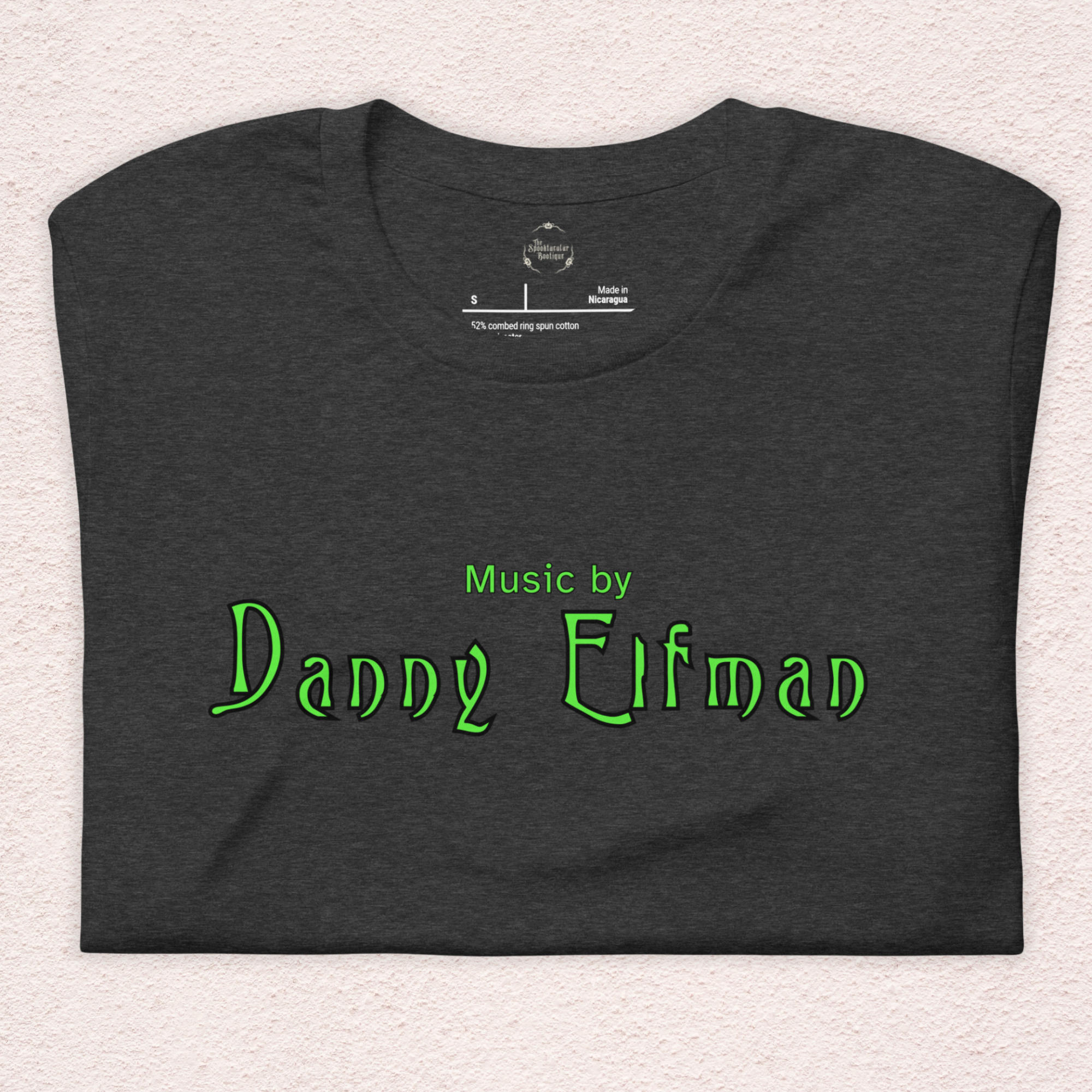 Music by Danny Elfman Tee | Unisex Gothic Film Score Graphic Shirt